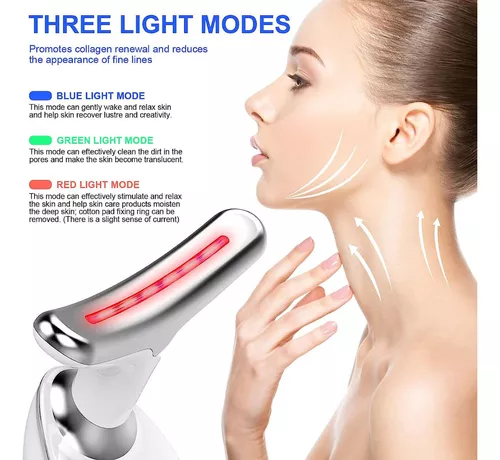 Masajeador Papada Facial Luz Led