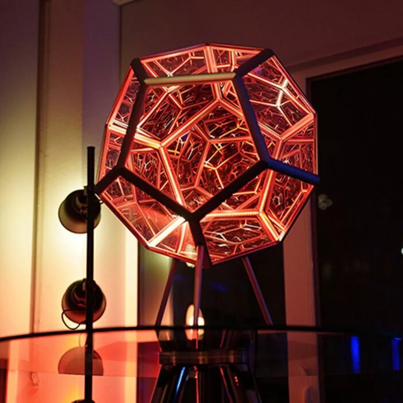 Lampara Led Arte Espacial Geometria Luce